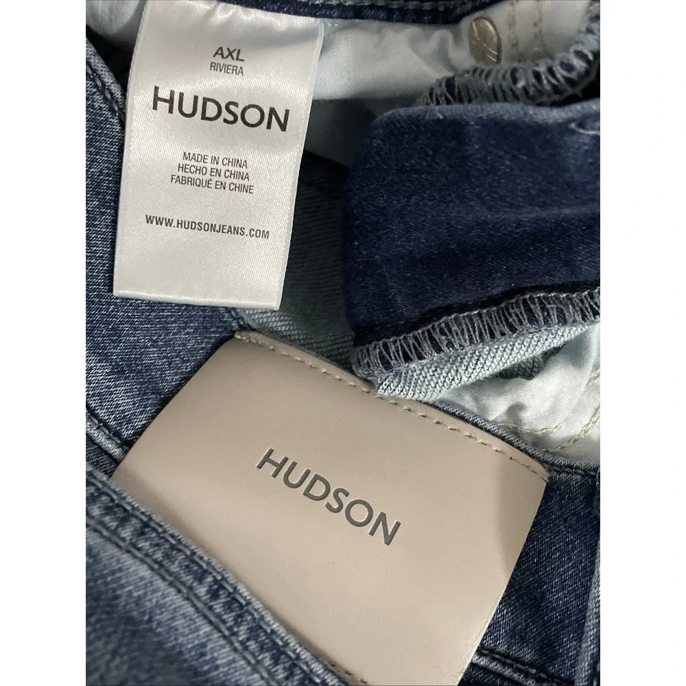 Hudson Axl Straight Skinny Fit Jeans‎ in Riviera 32x31 Stretch